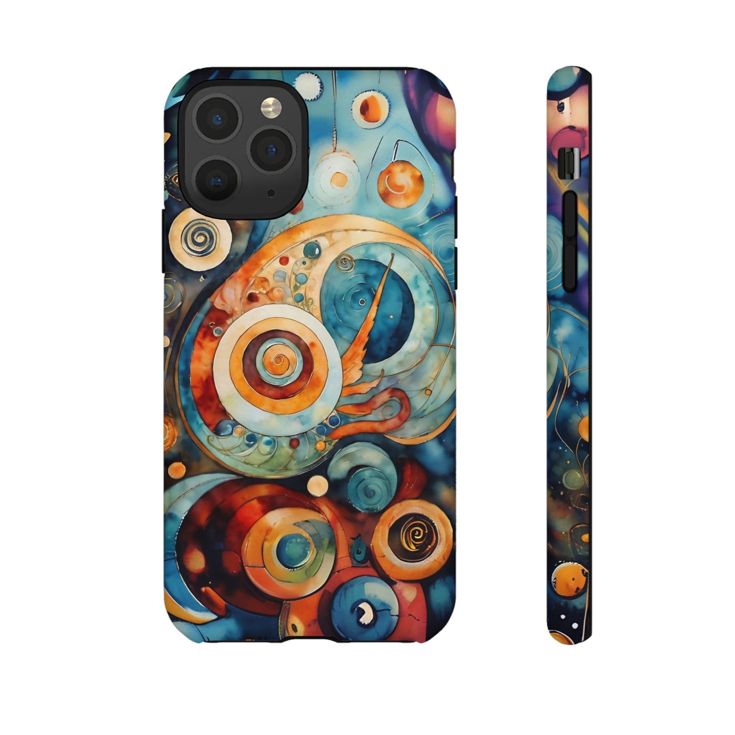 Phone Cases - Beautiful Abstract Circular Art Design