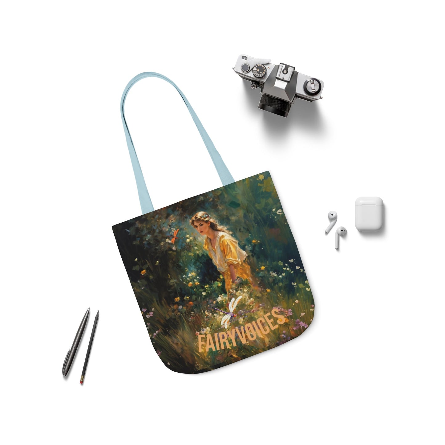 FAIRY VOICES - Canvas Tote Bag - Perfect for Beach Days, Eco-Friendly Shopping, and Summer Fun!