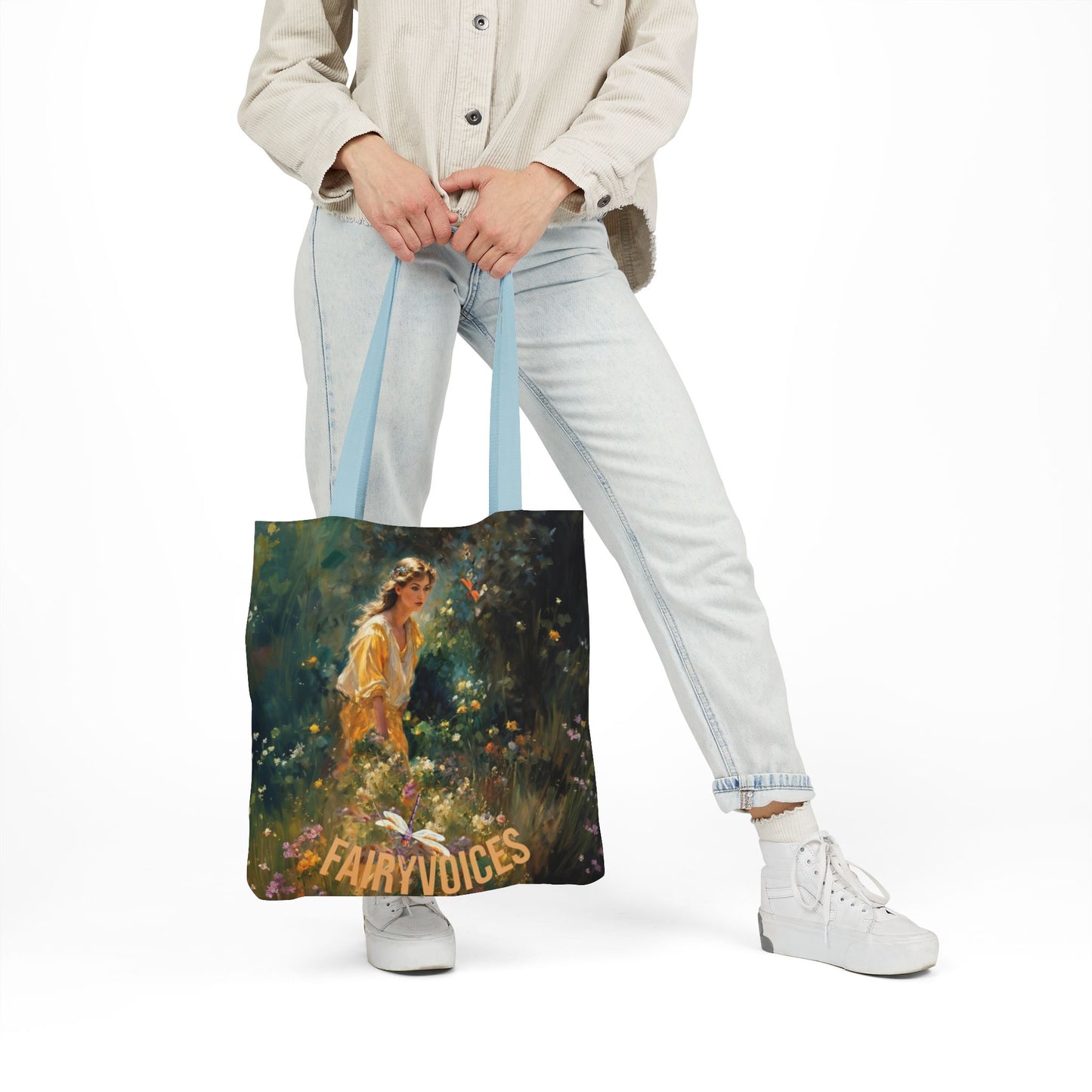FAIRY VOICES - Canvas Tote Bag - Perfect for Beach Days, Eco-Friendly Shopping, and Summer Fun!