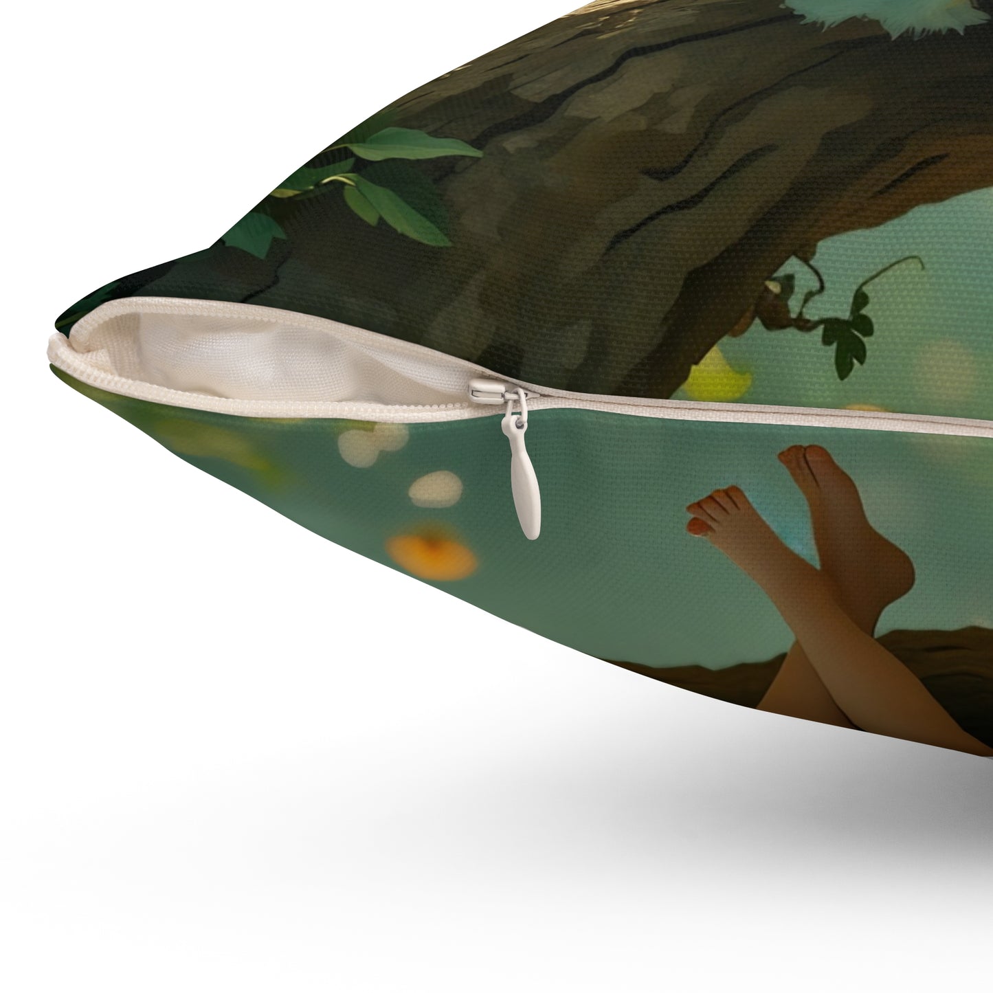 Square Pillow - "Don't Piss Off the Fairies" Fairy Art Quote by Fairyhill Studio