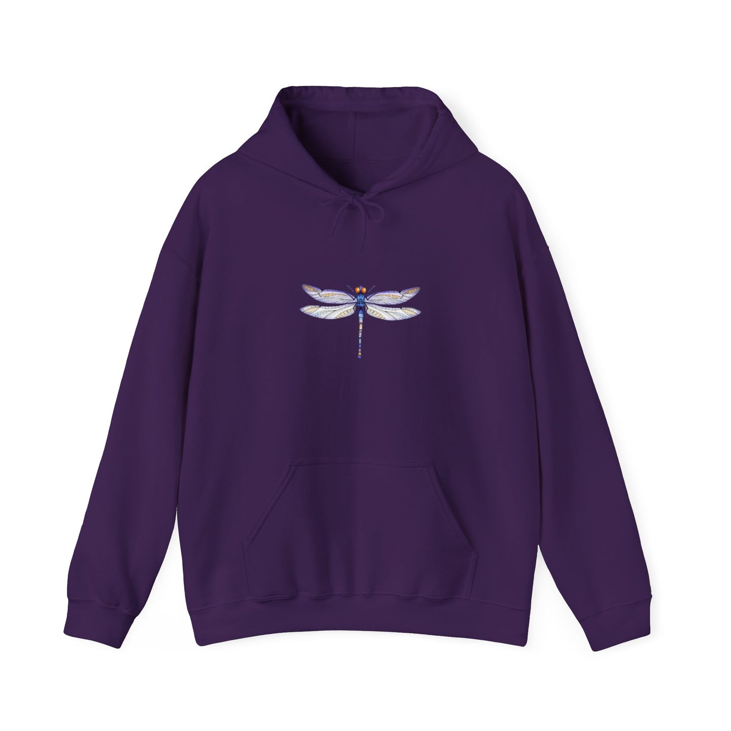 Dragonfly Art Hoodie, Cozy Unisex Sweatshirt, Nature Lover Gift, Botanical Apparel, Spring Fashion, Relaxed Style