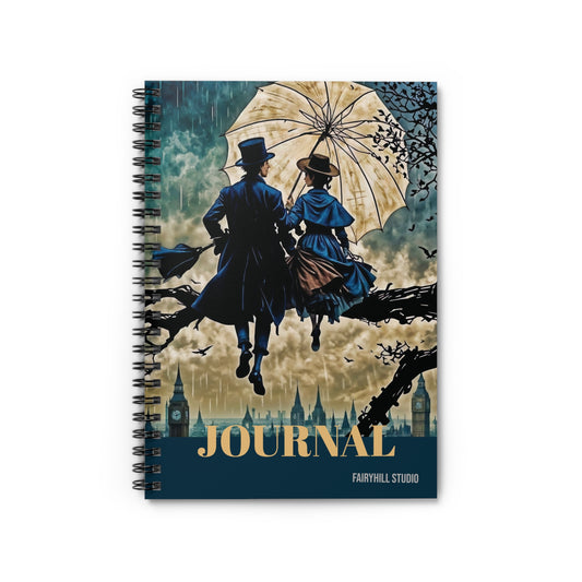 Spiral Notebook - London City Victorian Couple Journal
