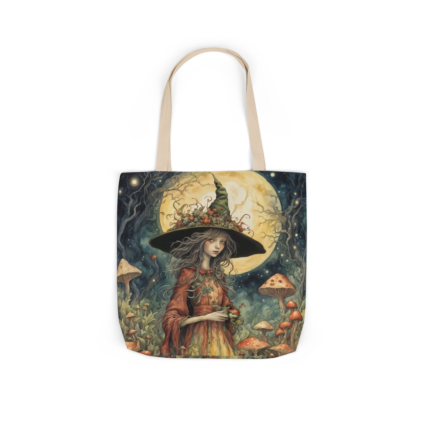 Witch  -Inspired Canvas Tote Bag - Perfect for Beach Days, Eco-Friendly Shopping, and Summer Fun!