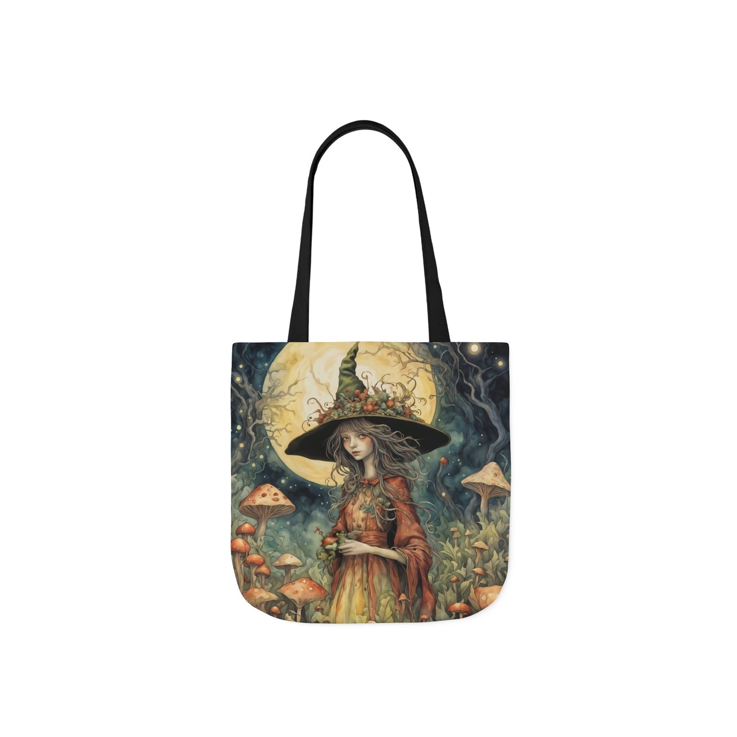 Witch -Inspired Canvas Tote Bag - Perfect for Beach Days, Eco-Friendly Shopping, and Summer Fun!