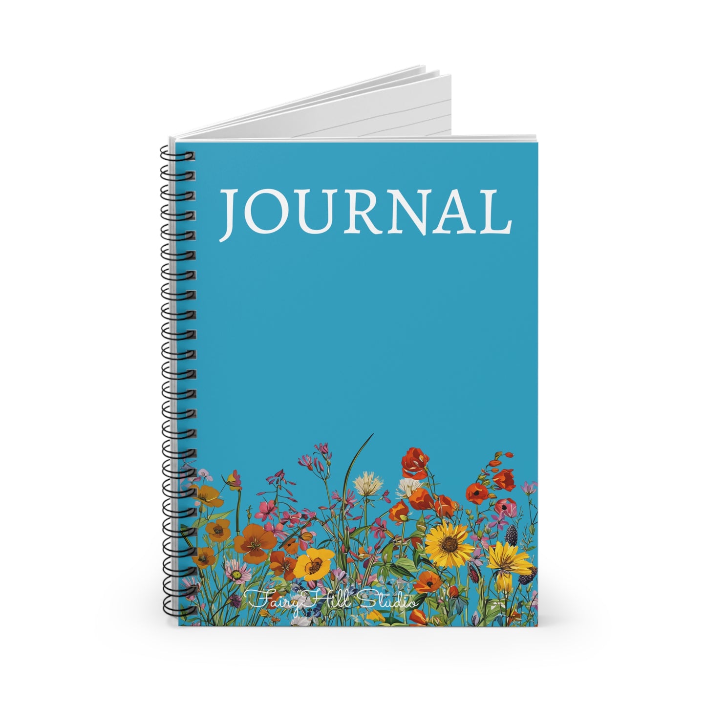 Botanic Wild Flowers Spiral Notebook