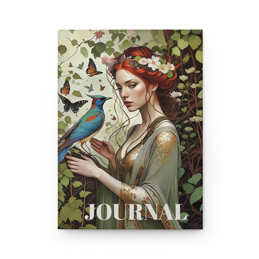 Hardcover Blue Bird Art Matte