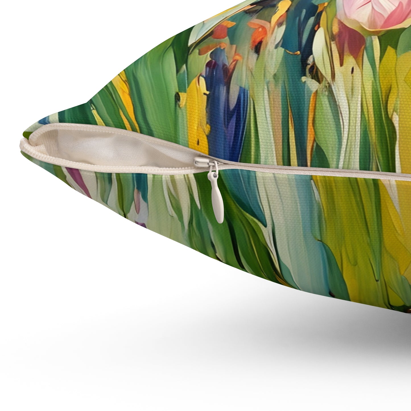 The Witching Hour Hug  Square Pillow - by Fairyhill Studio