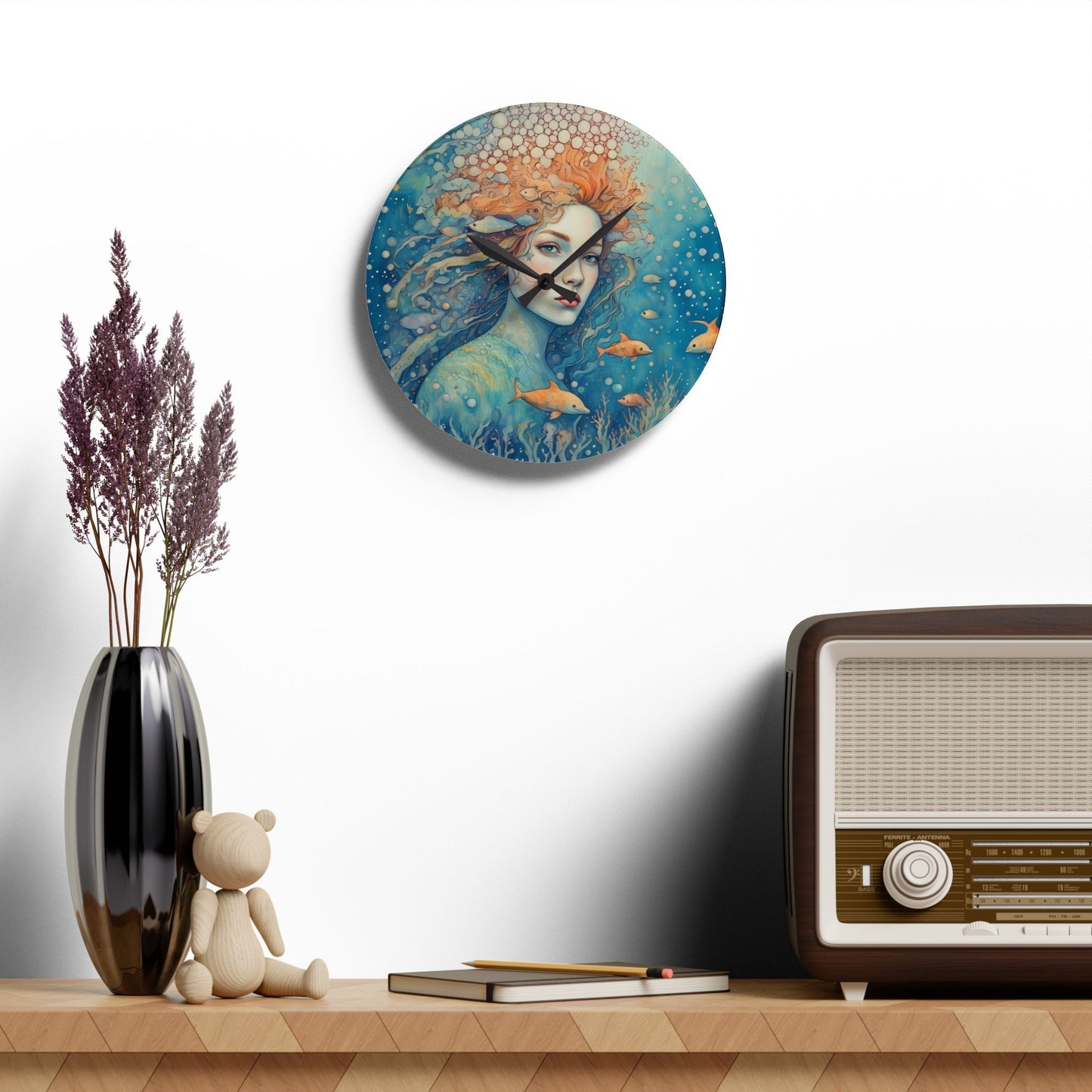Ocean reveree  Acrylic Wall Clock