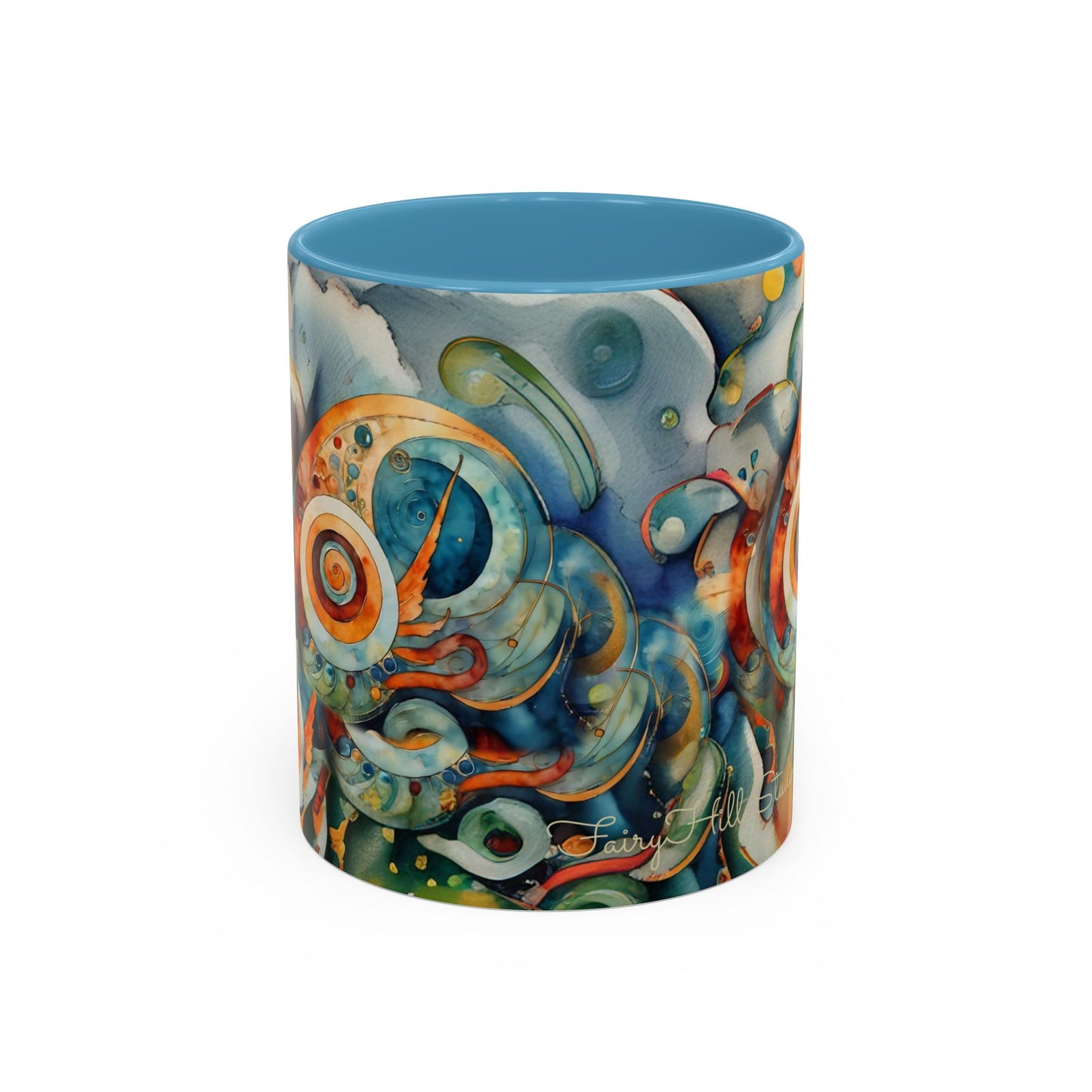 Whimsical Ocean-Themed Coffee Mug - 11 & 15oz Accent Mug for Sea Lovers