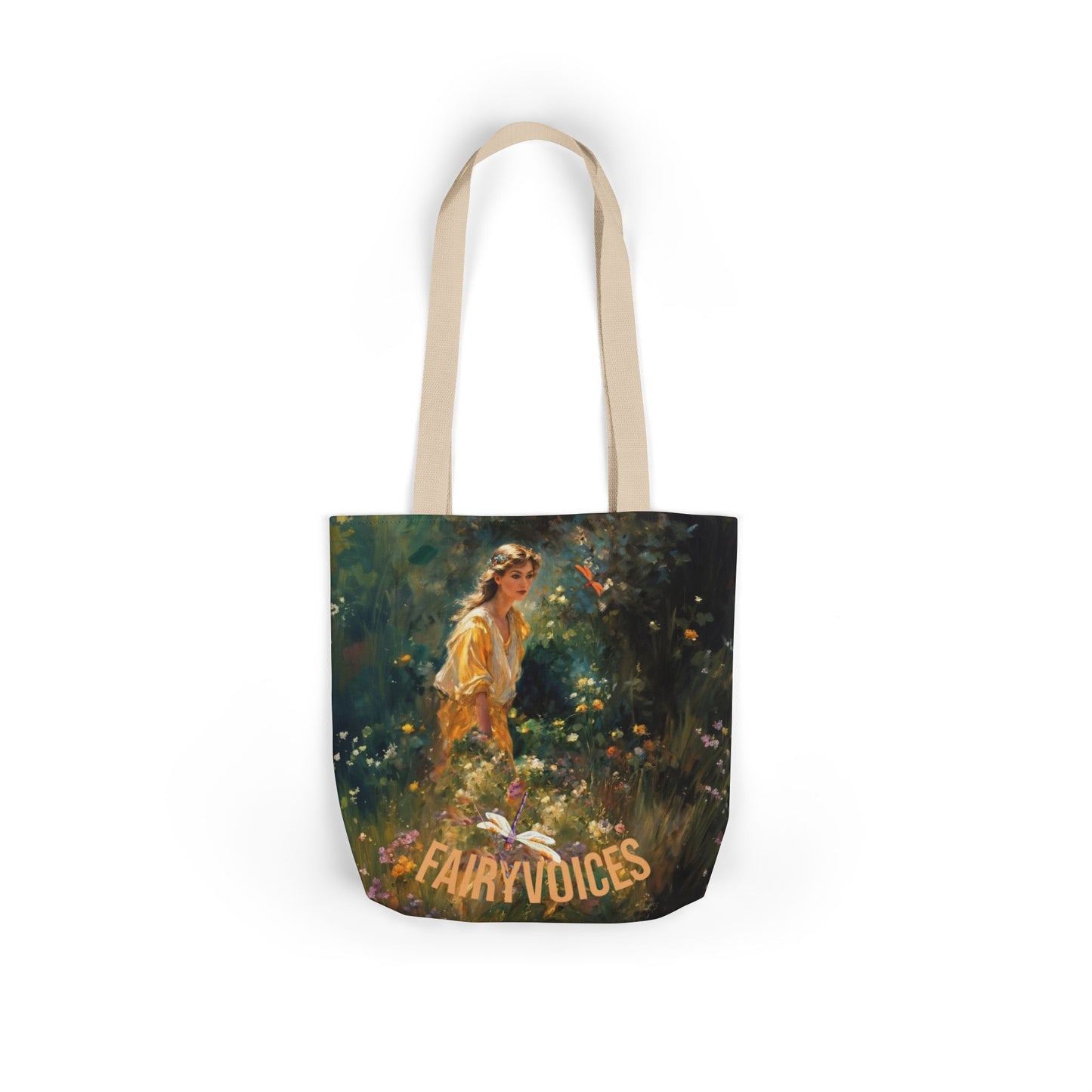 FAIRY VOICES - Canvas Tote Bag - Perfect for Beach Days, Eco-Friendly Shopping, and Summer Fun!