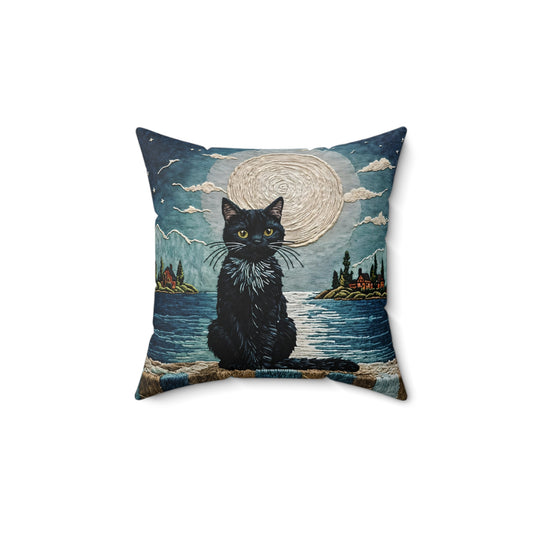 Spun Polyester Square Pillow