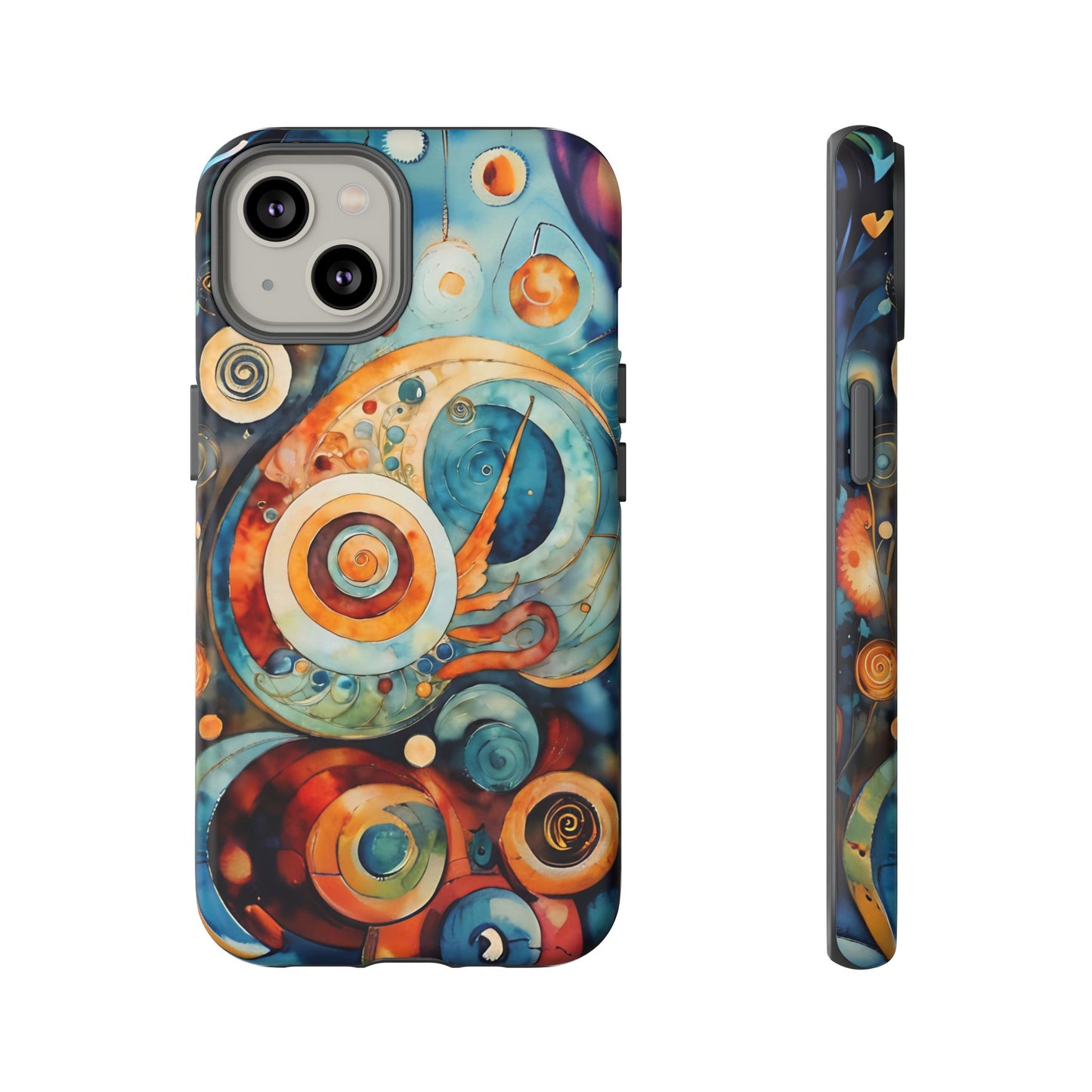 Phone Cases - Beautiful Abstract Circular Art Design