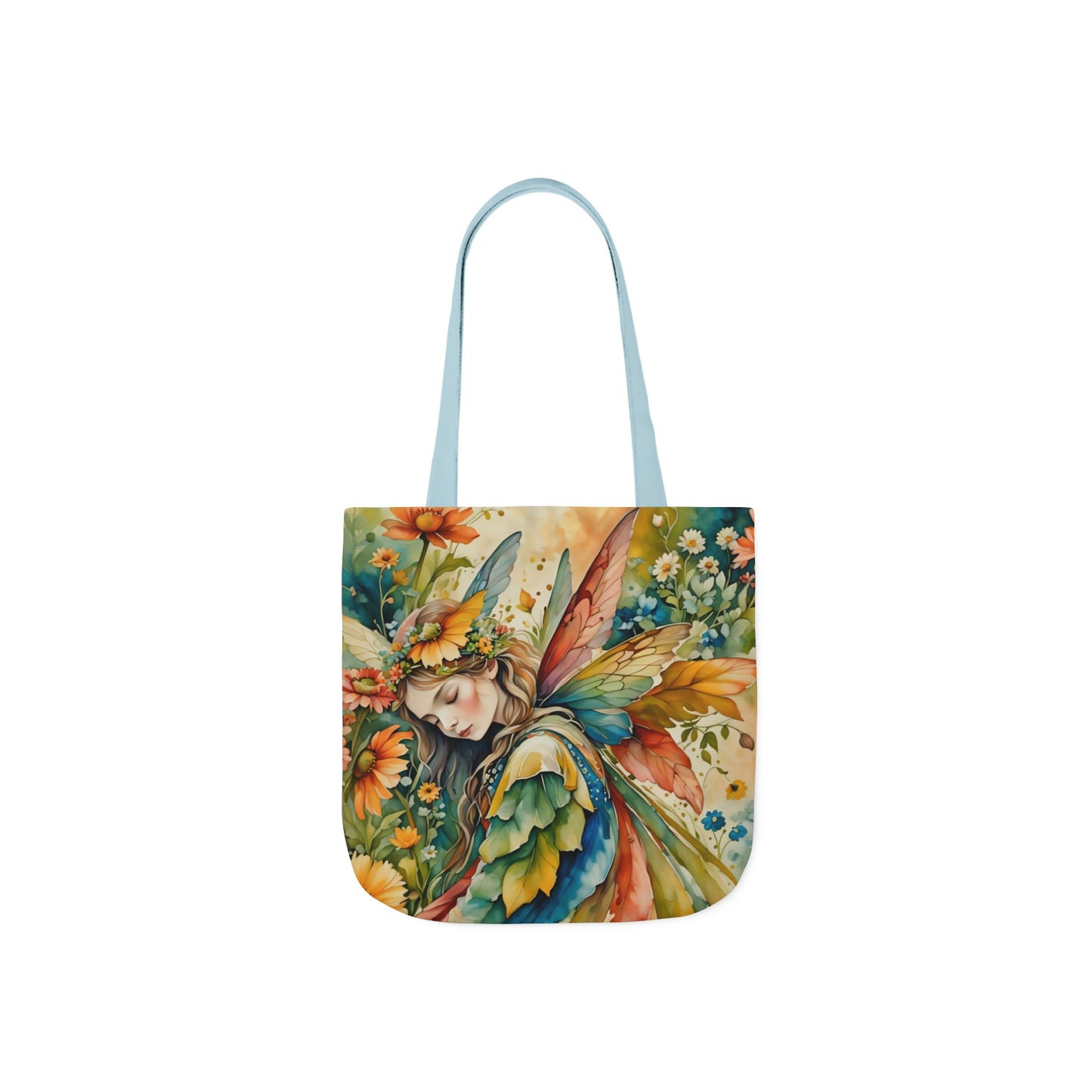 Colorful nature-Inspired Canvas Tote Bag - Perfect for Beach Days, Eco-Friendly Shopping, and Summer Fun!
