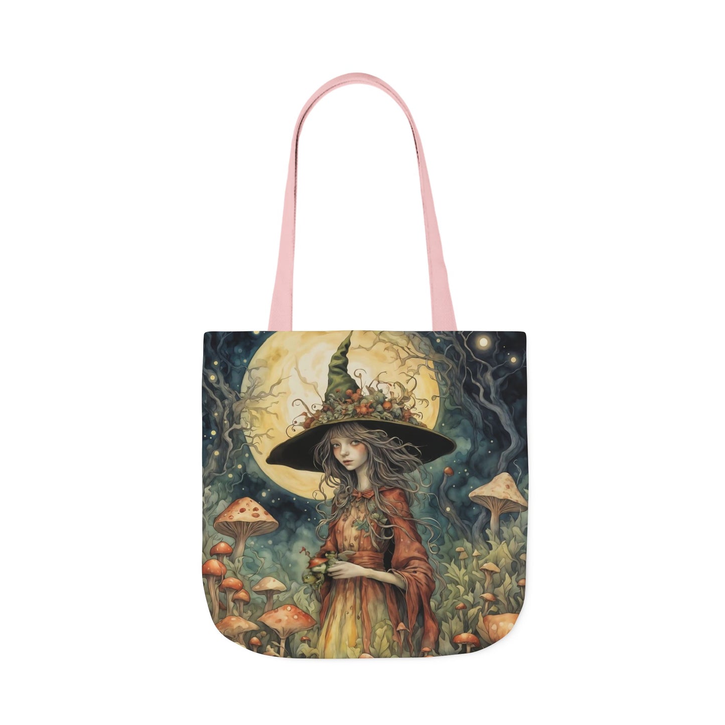Witch -Inspired Canvas Tote Bag - Perfect for Beach Days, Eco-Friendly Shopping, and Summer Fun!