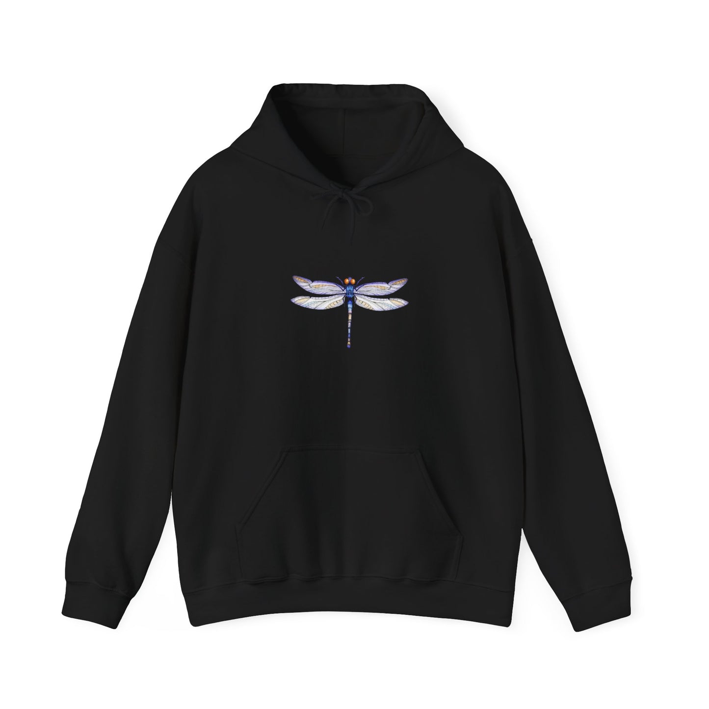 Dragonfly Art Hoodie, Cozy Unisex Sweatshirt, Nature Lover Gift, Botanical Apparel, Spring Fashion, Relaxed Style