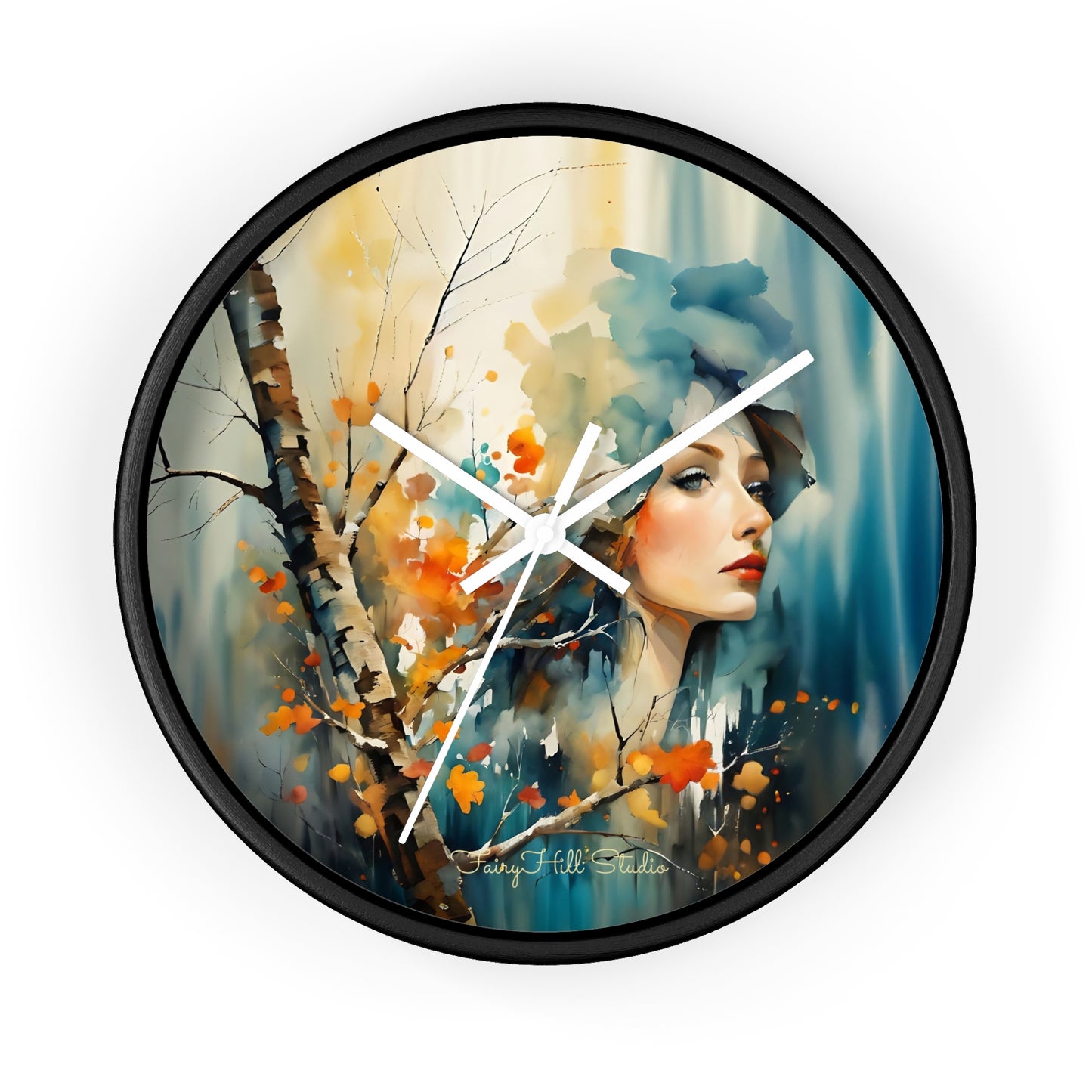 Artistic Woman Wall Clock | Home Decor | Unique Gift | Modern Clock | Wall Art | Feminine Design | Statement Piece