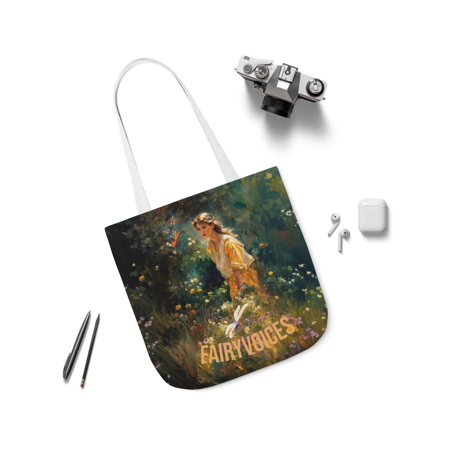 FAIRY VOICES - Canvas Tote Bag - Perfect for Beach Days, Eco-Friendly Shopping, and Summer Fun!