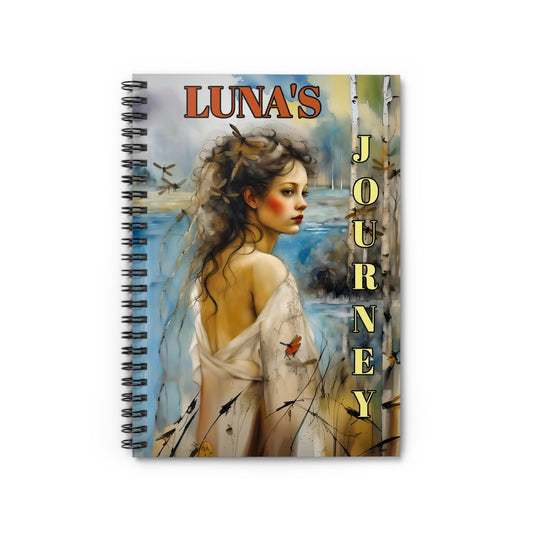 Luna's Magic Journal Personalized Journal Gift notebook - Customized Journal Personalized Notebook Gift Spiral Notebook - Ruled Line