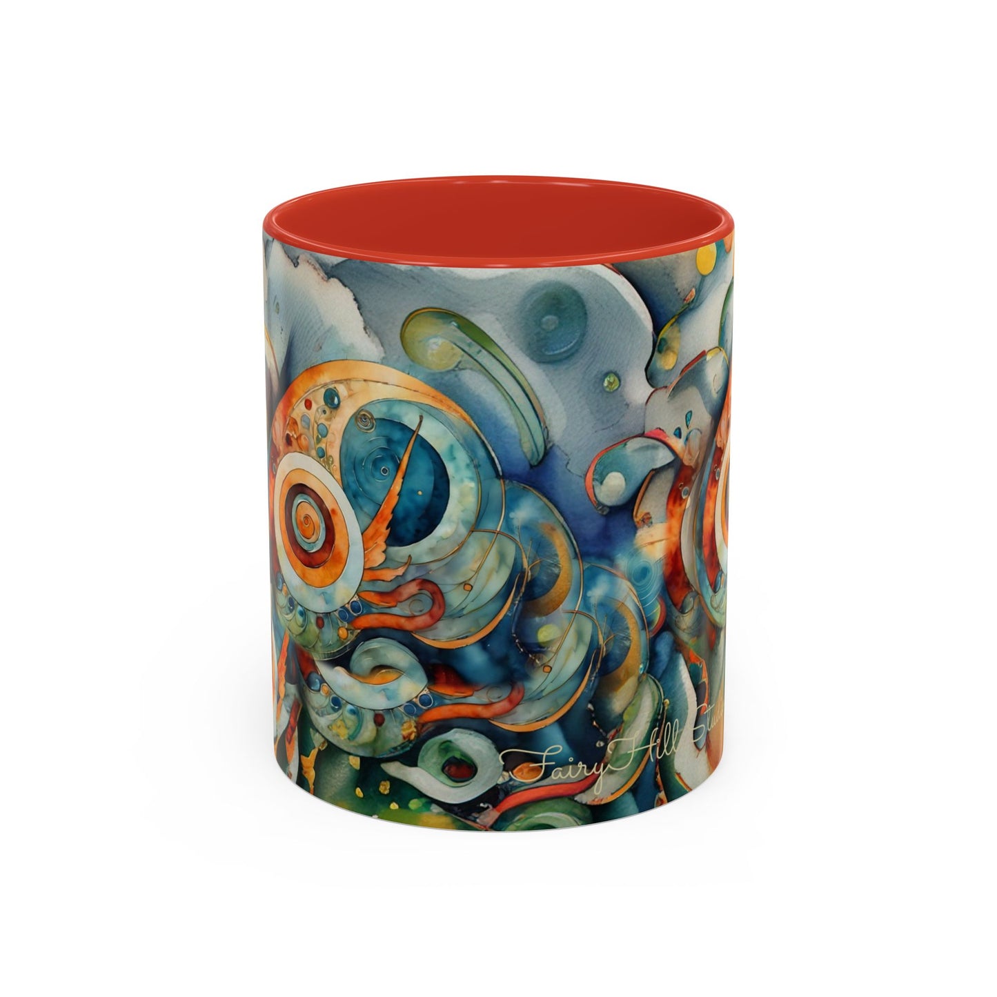 Whimsical Ocean-Themed Coffee Mug - 11 & 15oz Accent Mug for Sea Lovers