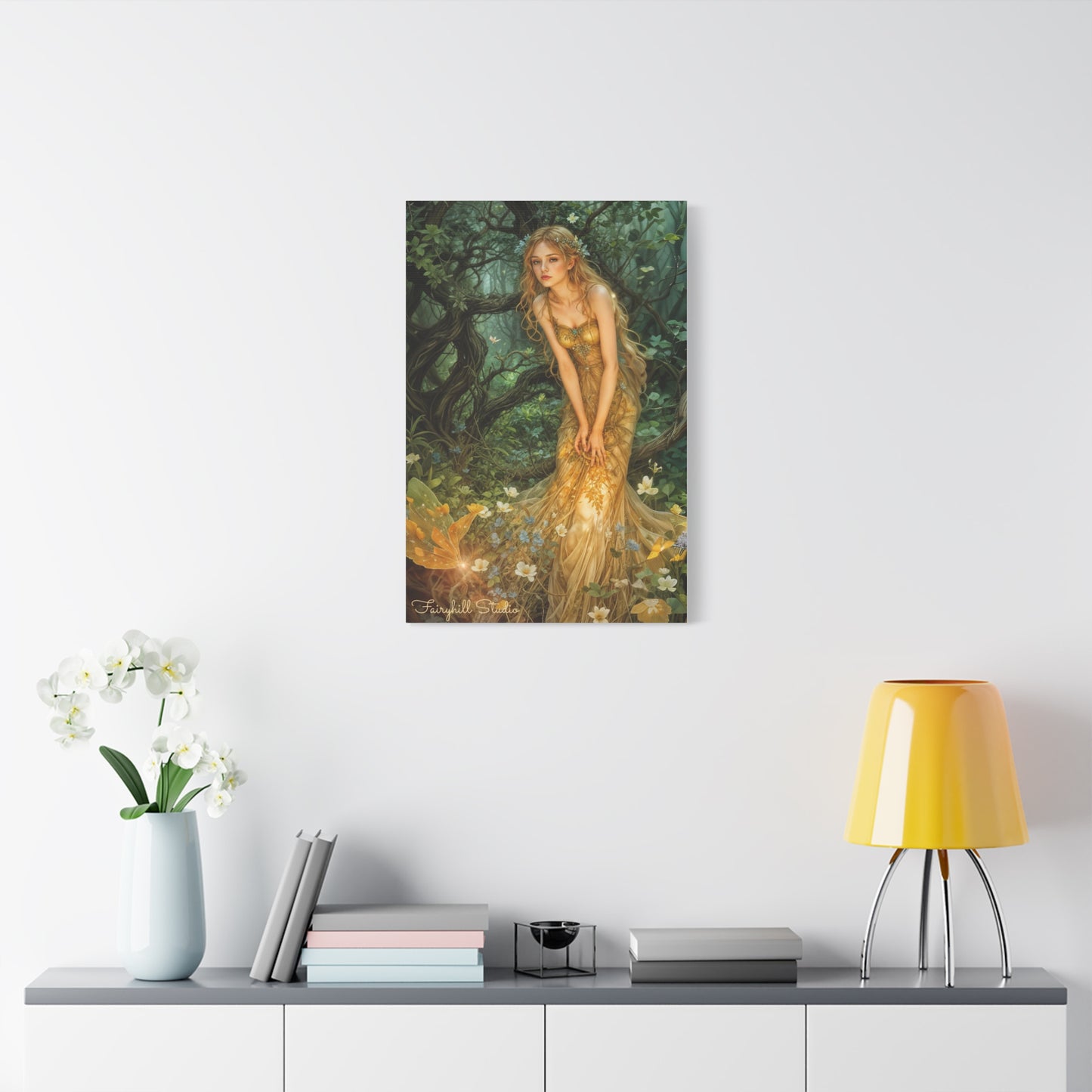 Canvas Print - Mid-Summer's Eve Fairy Forest Art by Fairyhill Studio