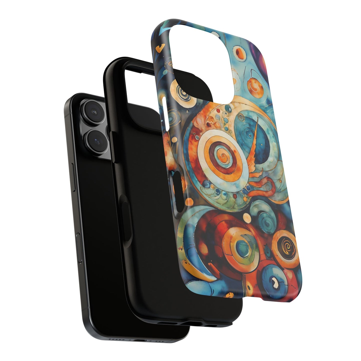 Phone Cases - Beautiful Abstract Circular Art Design