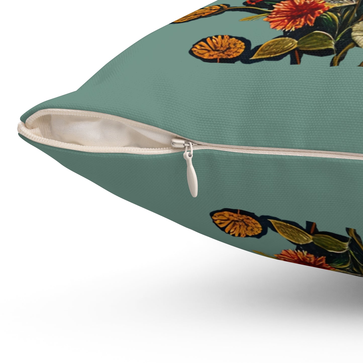 Spun Polyester Square Dragonfly Pillow