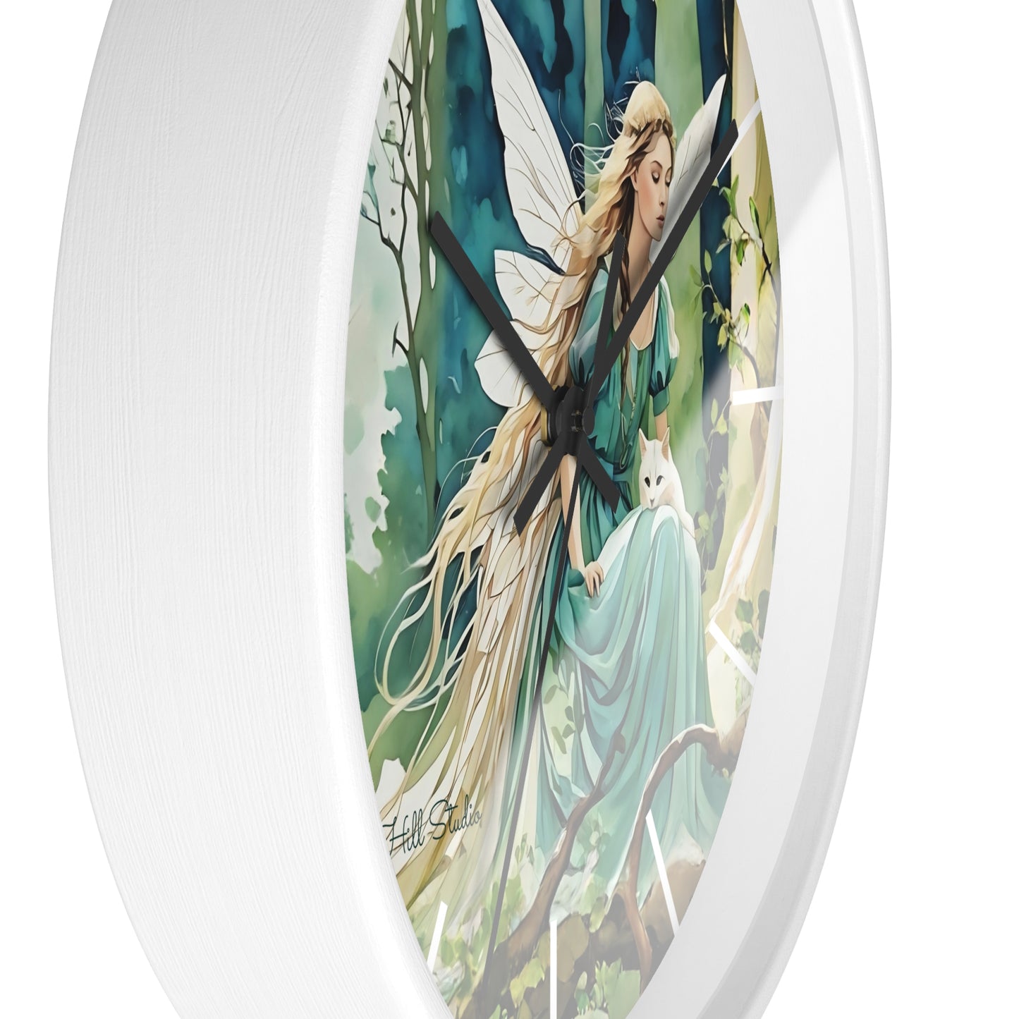 Enchanting Fairy/Angel Wall Clock, Home Decor, Gift for Fantasy Lovers, Unique Gift, Fairy Tale Decor, Woodland Theme