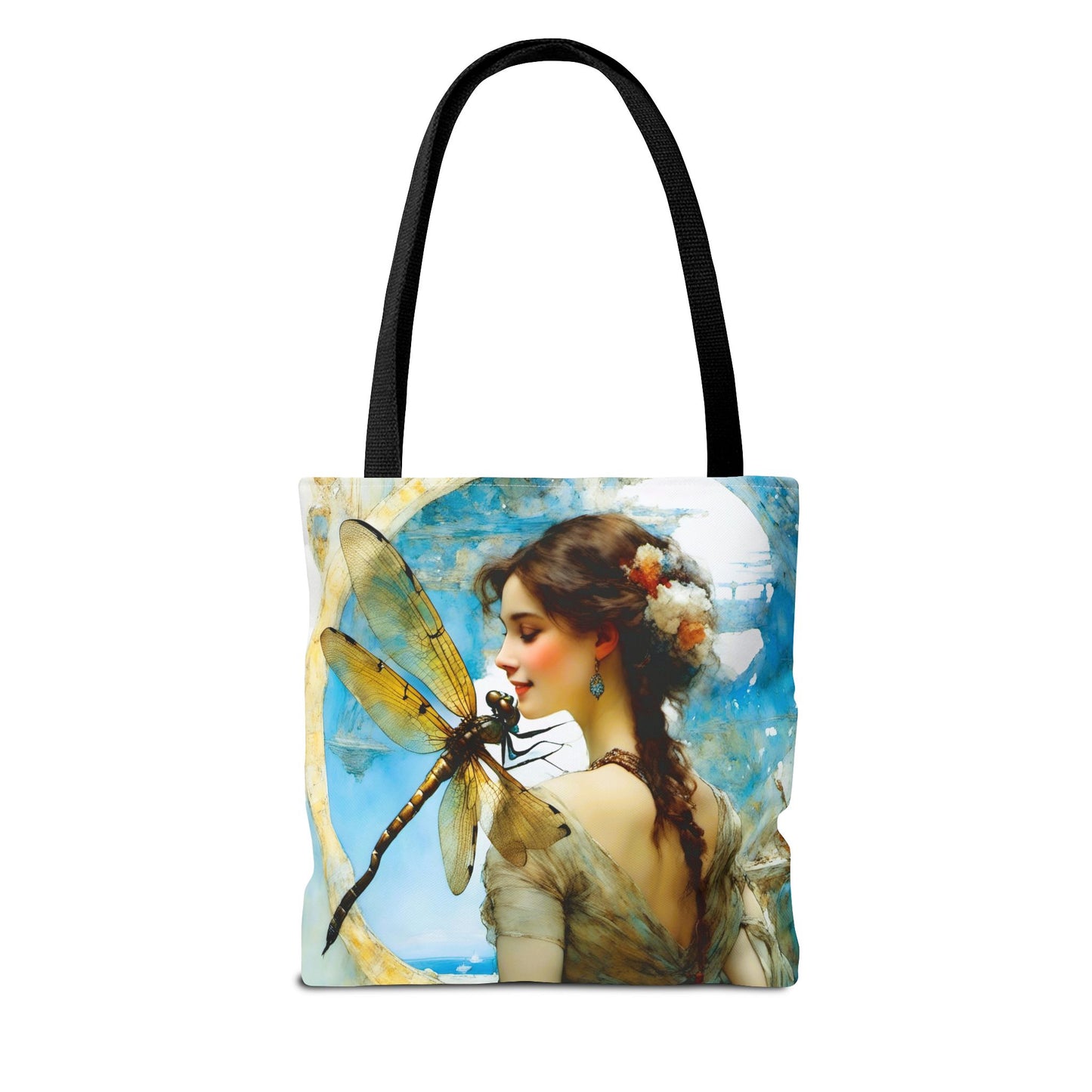 FairyHill Studio  Dragonfly whimsical Tote Bag (AOP)