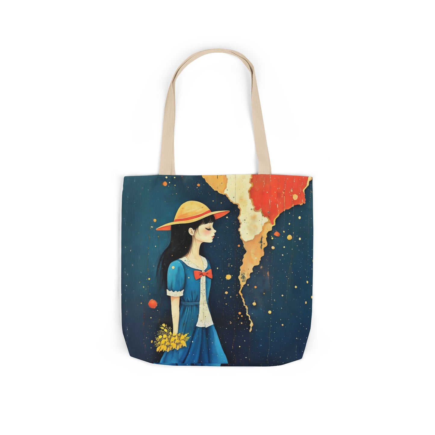 Colorful  travel -Inspired Canvas Tote Bag - Perfect for Beach Days, Eco-Friendly Shopping, and Summer Fun!