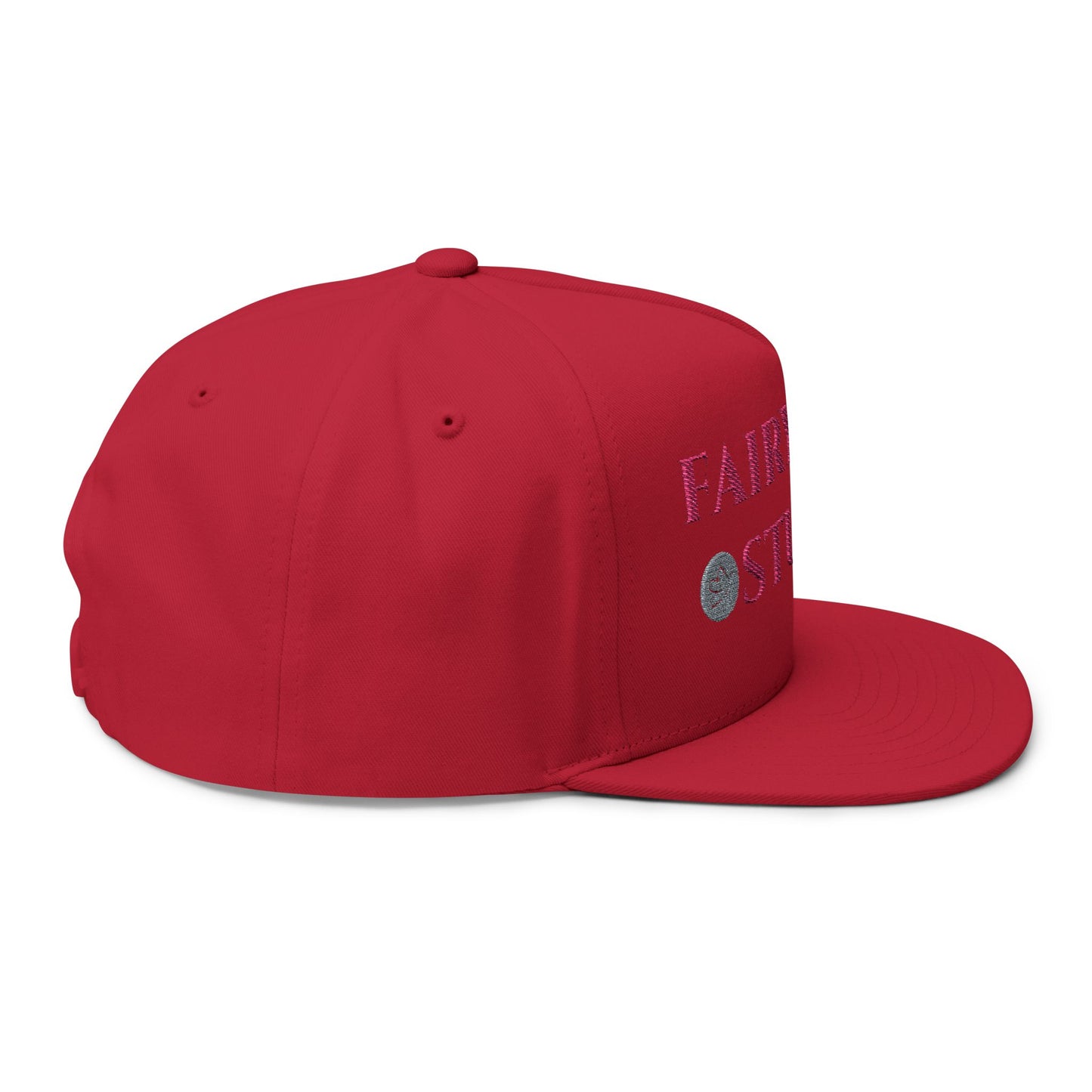 Flat Bill Cap — Fairyhill Studio Embroidered Logo Snapback