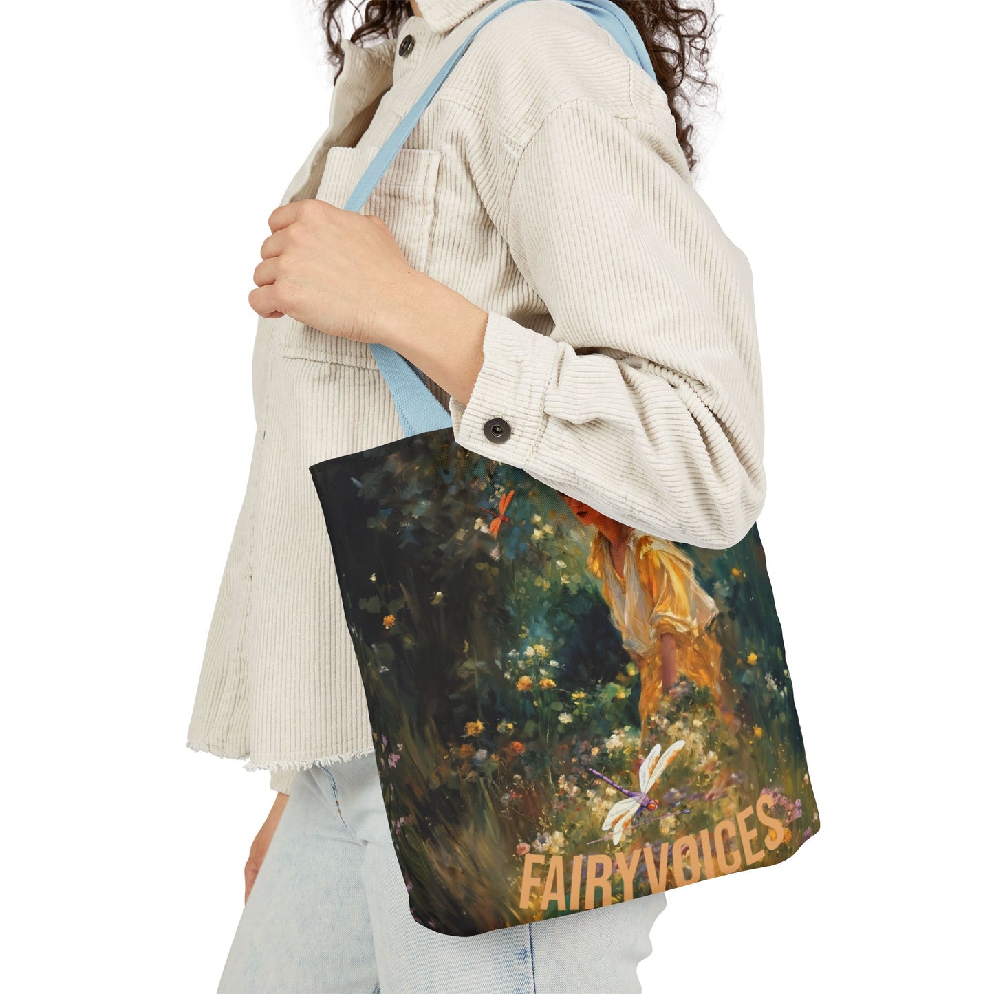 FAIRY VOICES - Canvas Tote Bag - Perfect for Beach Days, Eco-Friendly Shopping, and Summer Fun!