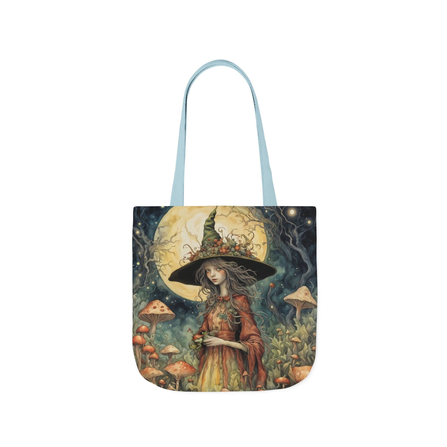 Witch -Inspired Canvas Tote Bag - Perfect for Beach Days, Eco-Friendly Shopping, and Summer Fun!