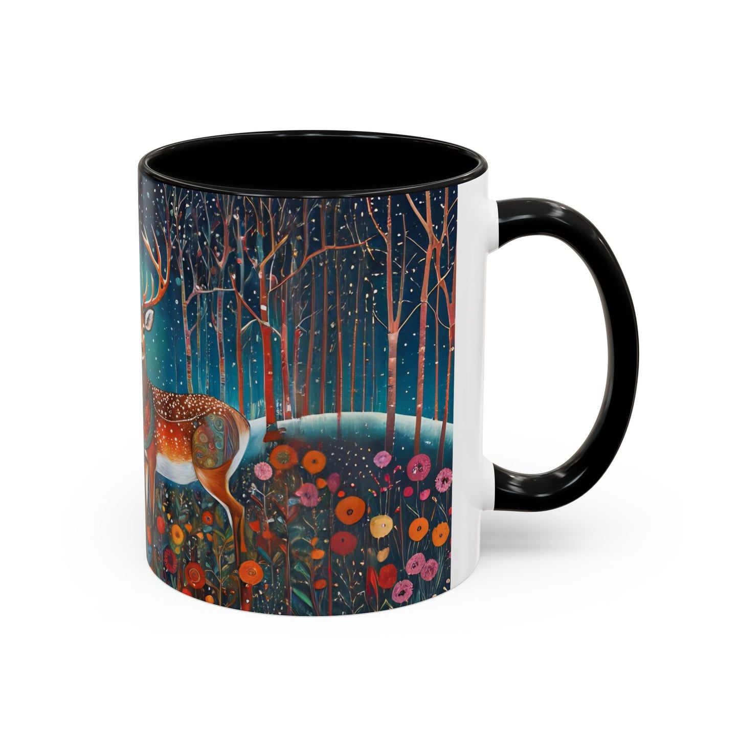 Accent Magestic Boho Deer Coffee Mug (11, 15oz)