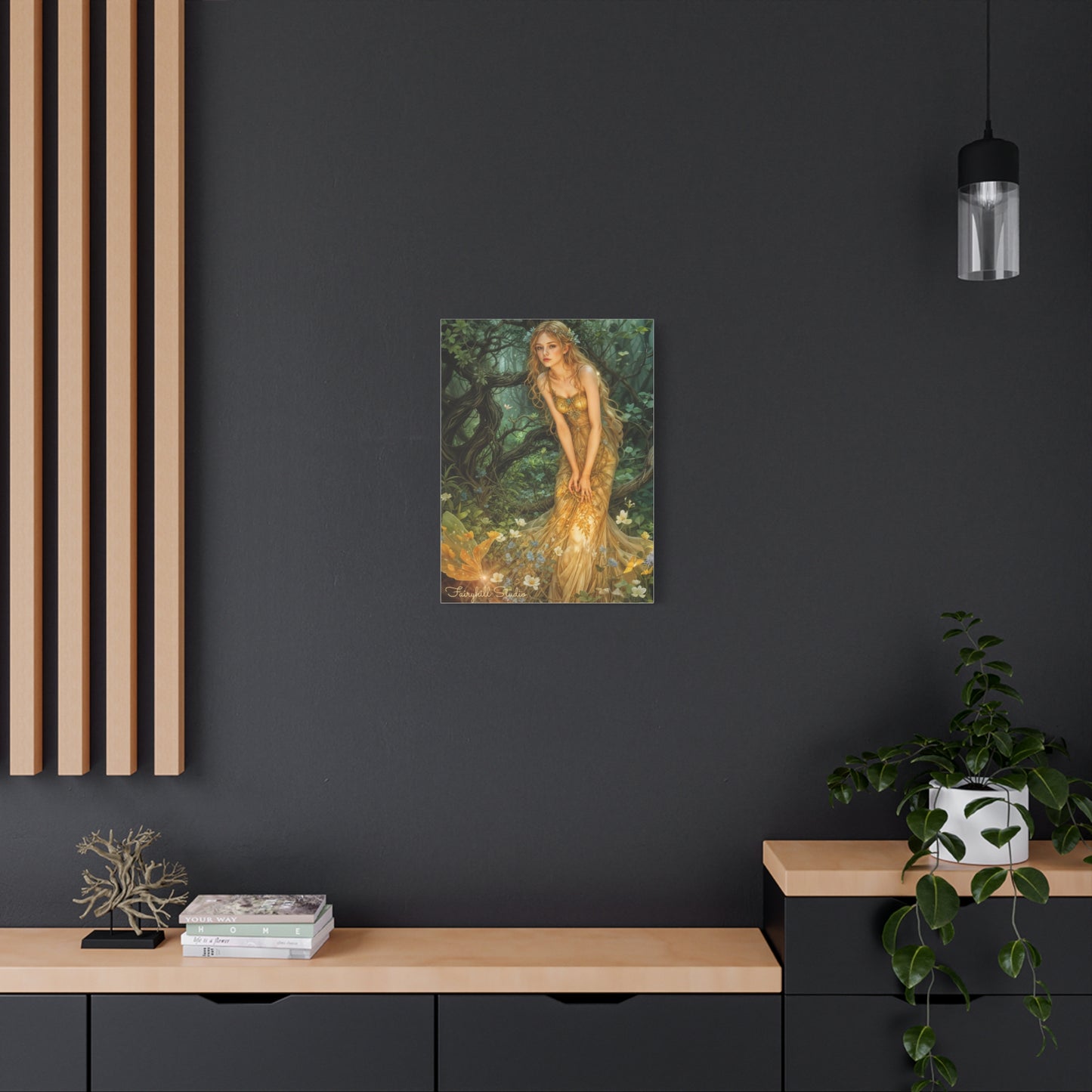 Canvas Print - Mid-Summer's Eve Fairy Forest Art by Fairyhill Studio