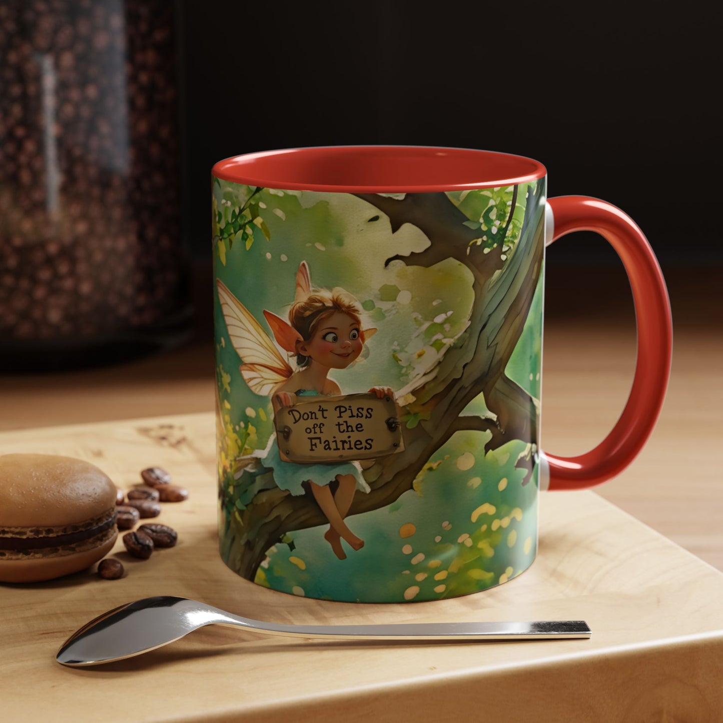 Garden fairy-Themed Coffee Mug - 11 & 15oz Accent Mug for Fairy Lovers