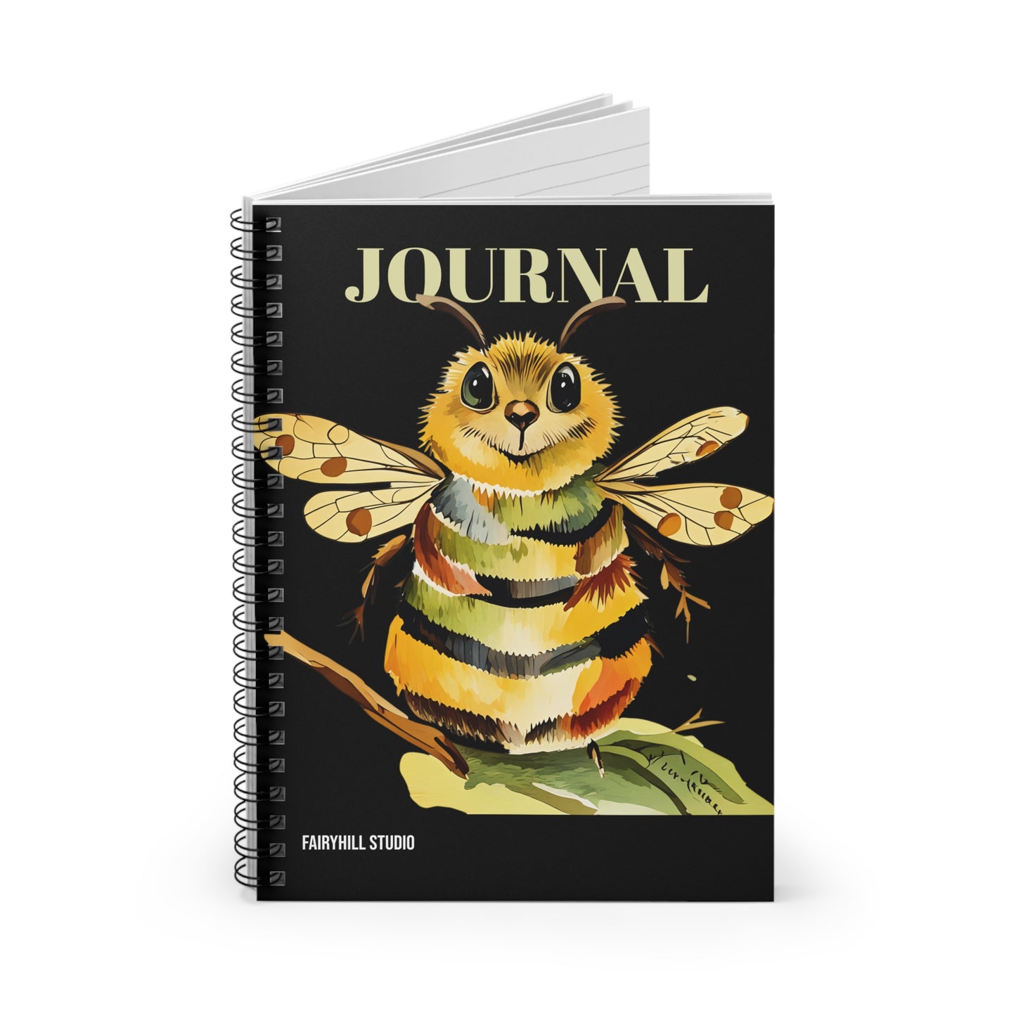 Spiral Notebook - Honey Bee Love  Art Design
