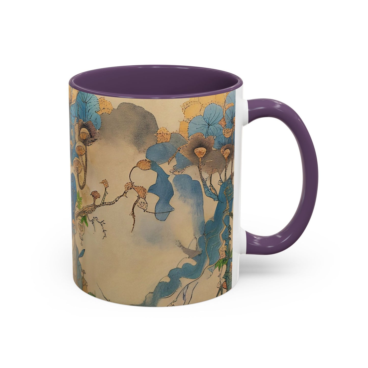 Mushroom Fairy Art-Themed Coffee Mug - 11 & 15oz Accent Mug for Fairy Lovers
