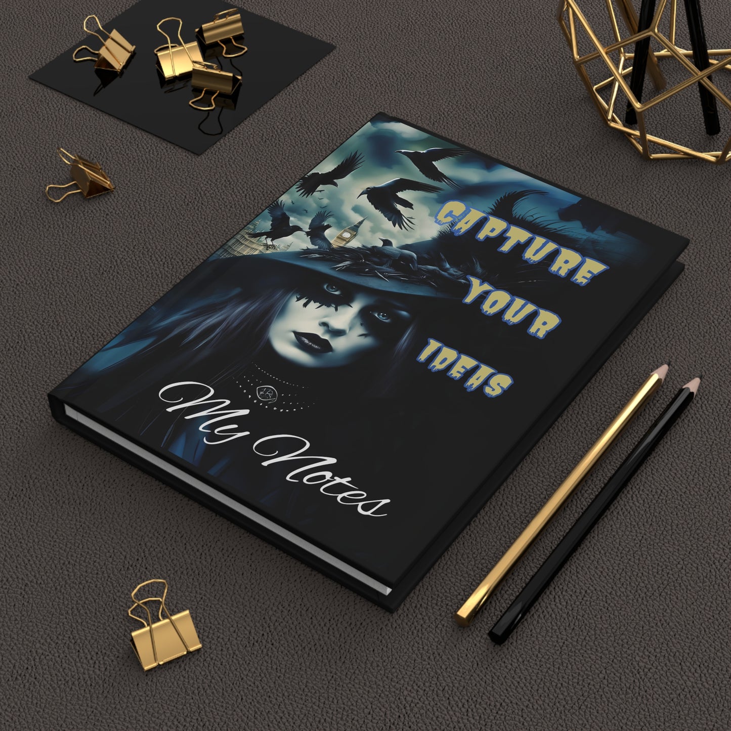 " Capture Your Notes "Hardcover Journal Matte