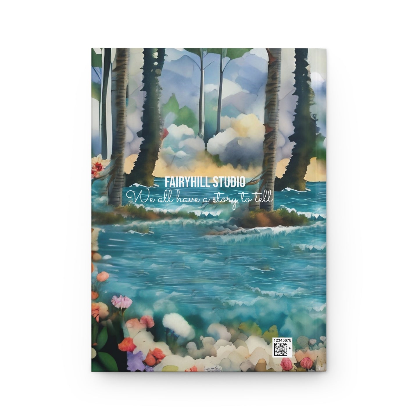 Hardcover Journal - Beauty in Tropical Paradise Matte Art Cover