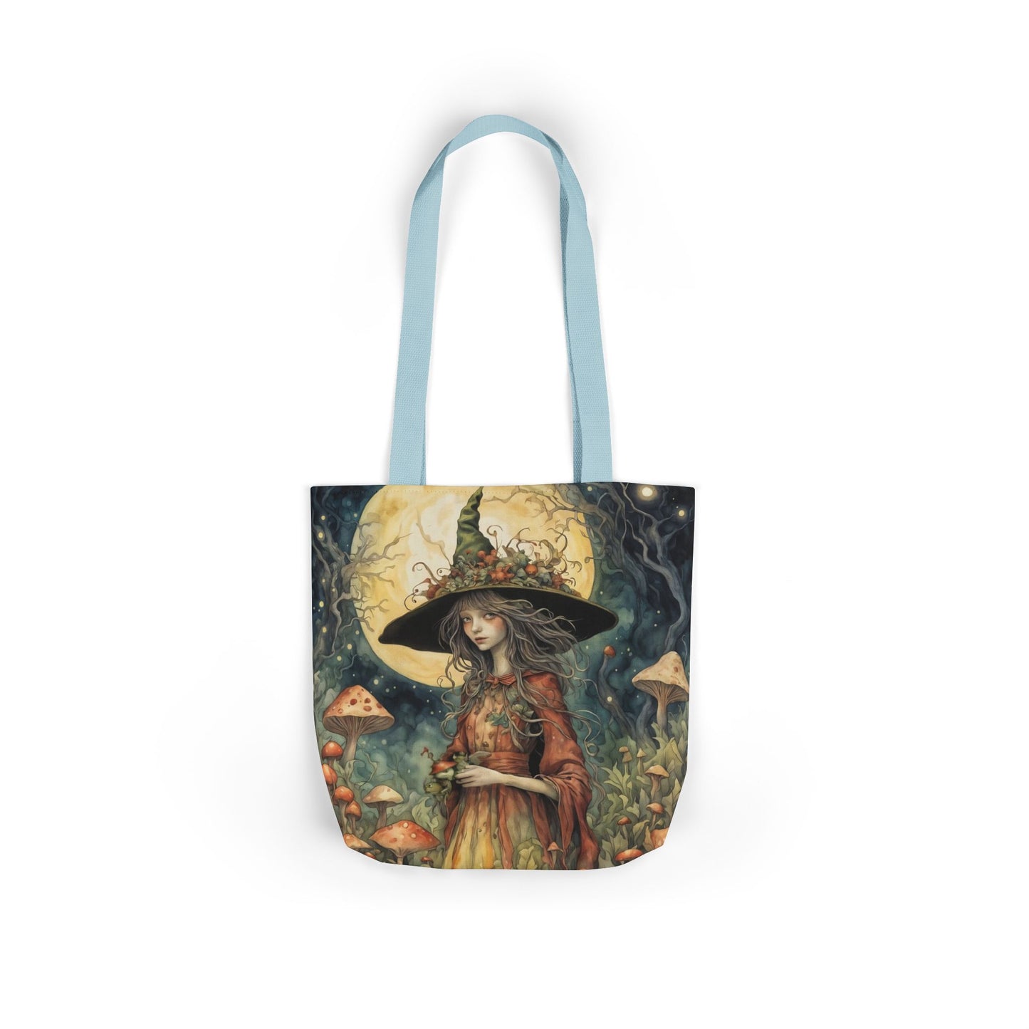 Witch -Inspired Canvas Tote Bag - Perfect for Beach Days, Eco-Friendly Shopping, and Summer Fun!