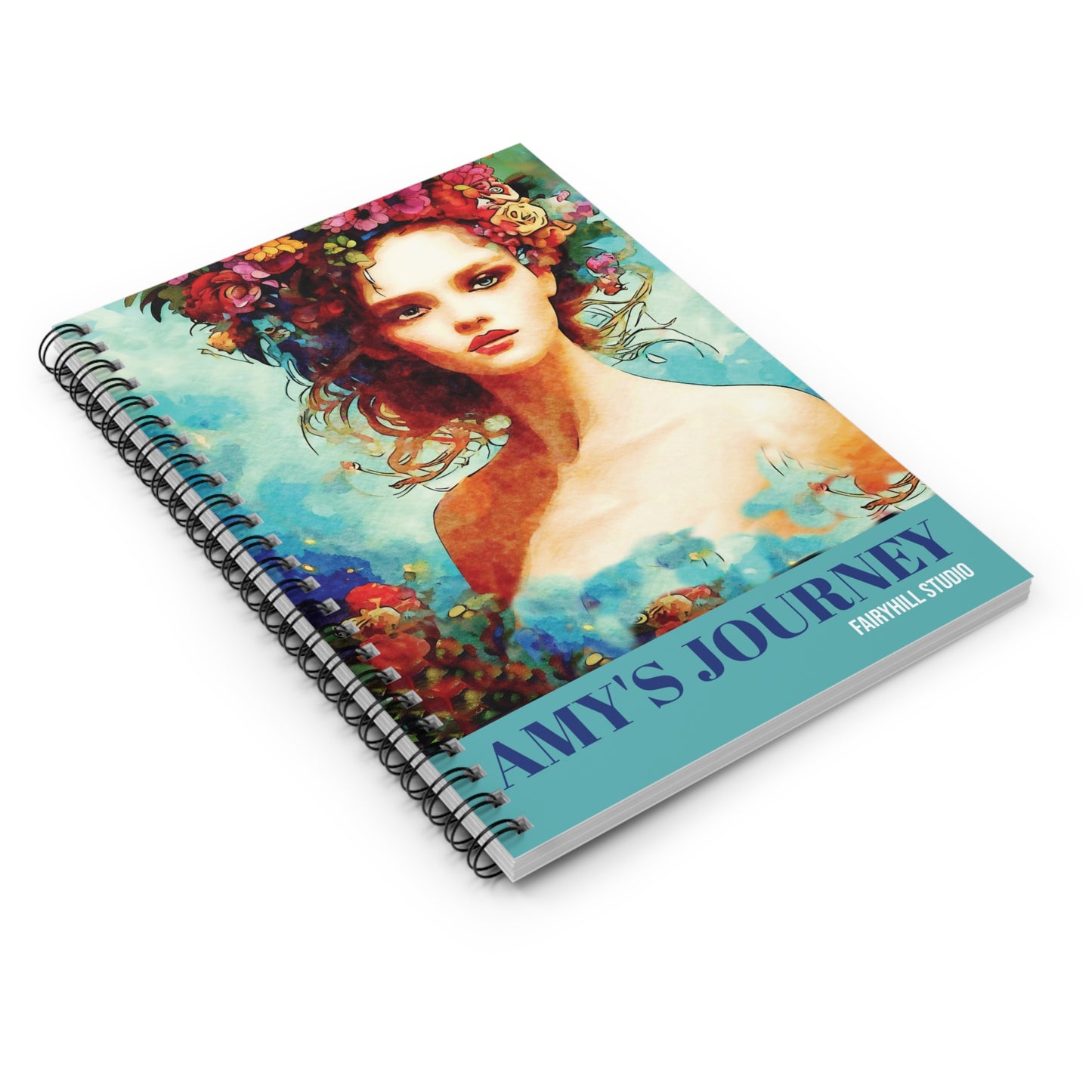 Summer Vibes Personalized Journal Gift notebook - Customized Journal Notebook Gift Spiral Notebook - Ruled Line