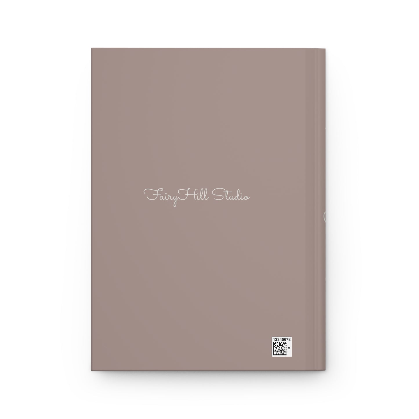 Customized Pink Sand Hardcover Journal Matte by Fairyhill Studio