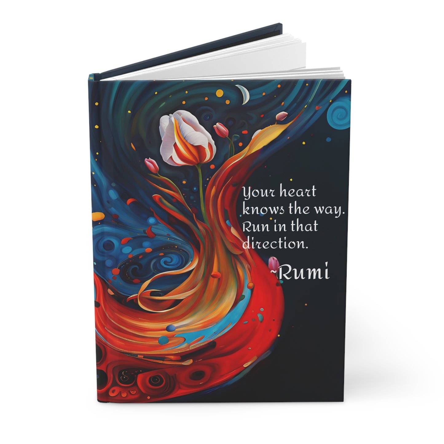 Hardcover Journal - Rumi Spiritual 'Your heart knows' Quote