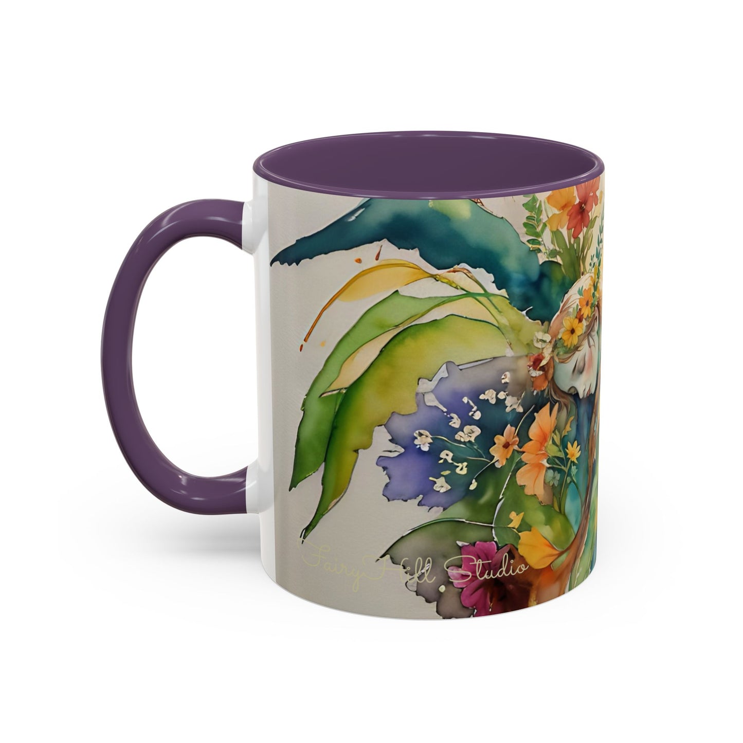 Garden fairy-Themed Coffee Mug - 11 & 15oz Accent Mug for Fairy Lovers