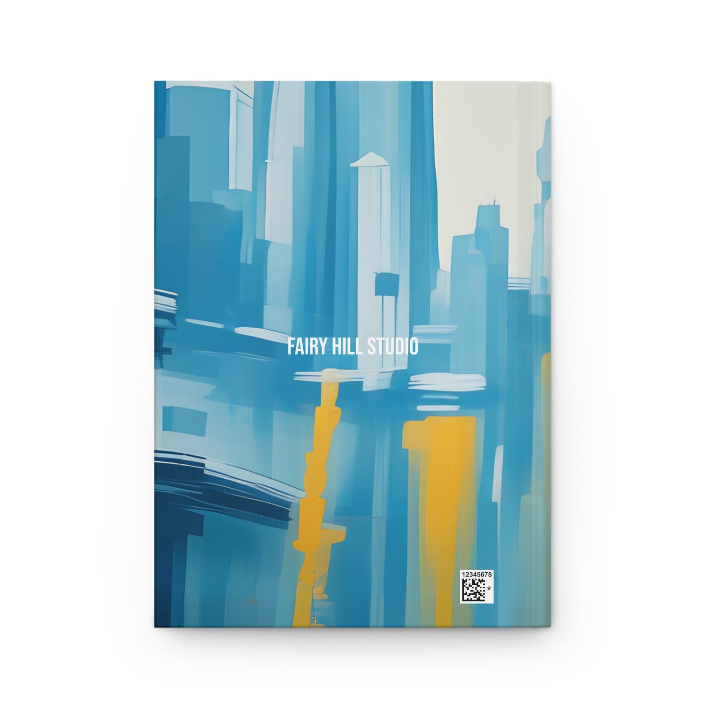 Hardcover Abstract woman with a dragonfly Journal hard Cover ,Notebook gift art Matte