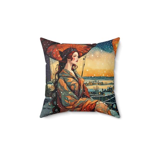 Spun Polyester Square Pillow