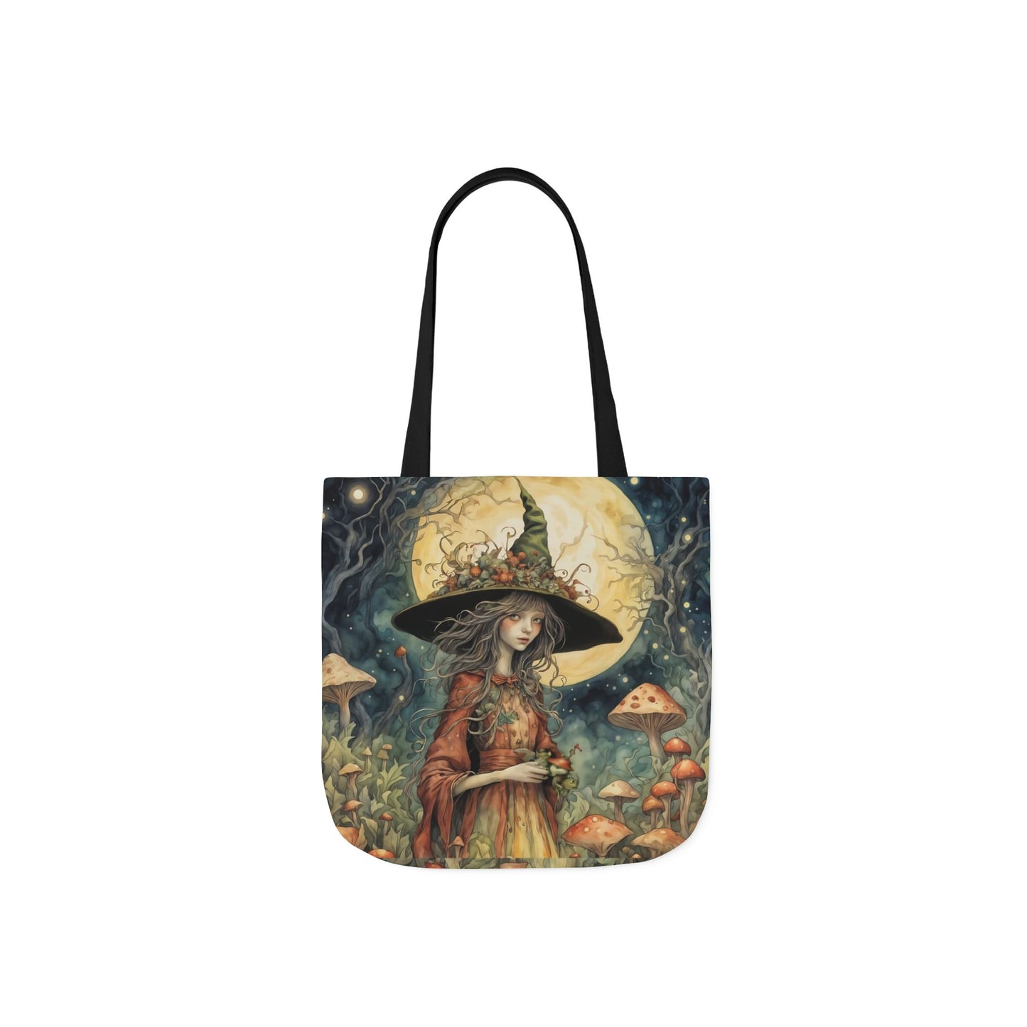 Witch -Inspired Canvas Tote Bag - Perfect for Beach Days, Eco-Friendly Shopping, and Summer Fun!