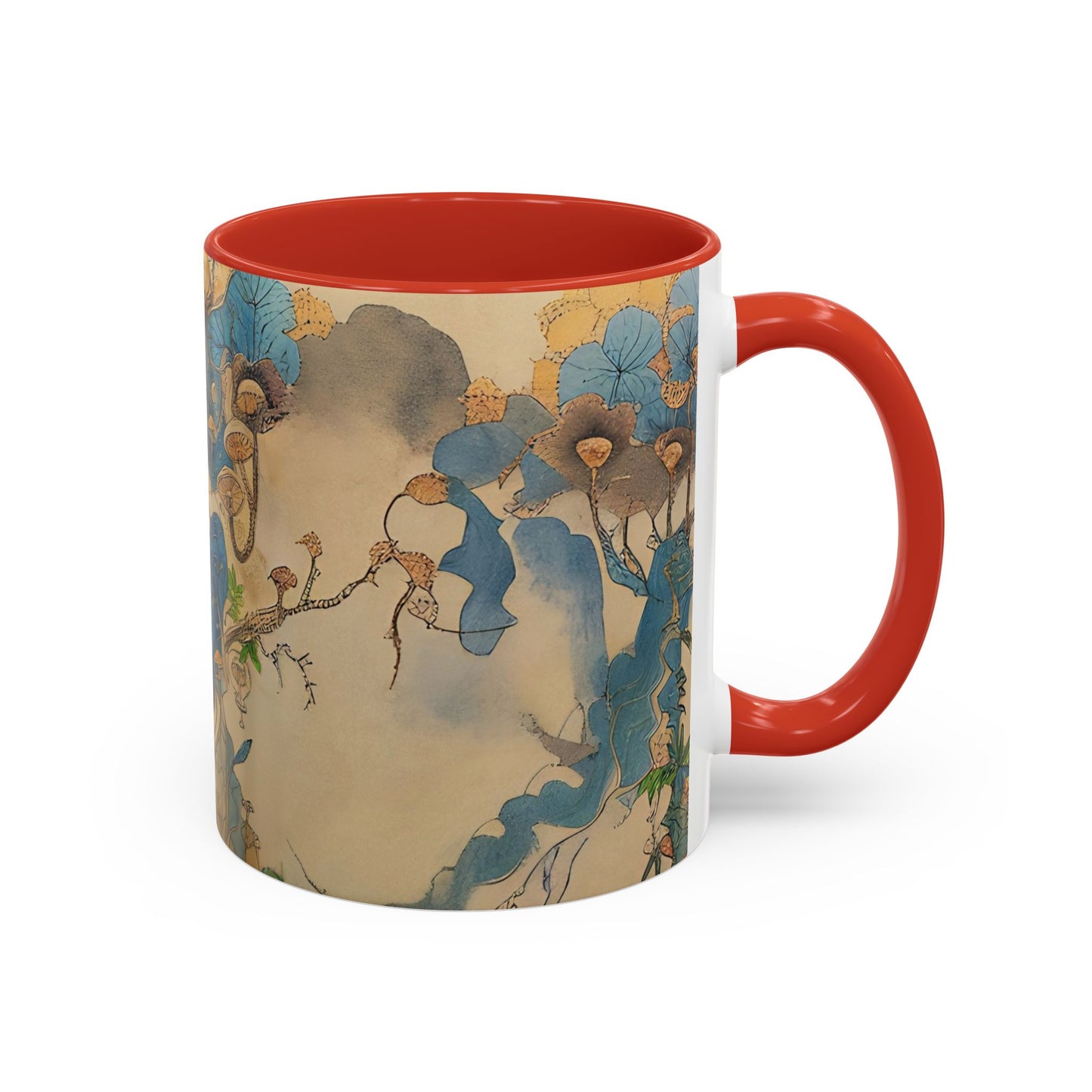 Mushroom Fairy Art-Themed Coffee Mug - 11 & 15oz Accent Mug for Fairy Lovers