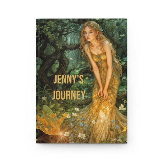 Hardcover Journal Matte - Mid-Summer's Eve Fairy Forest Art by Fairyhill Studio