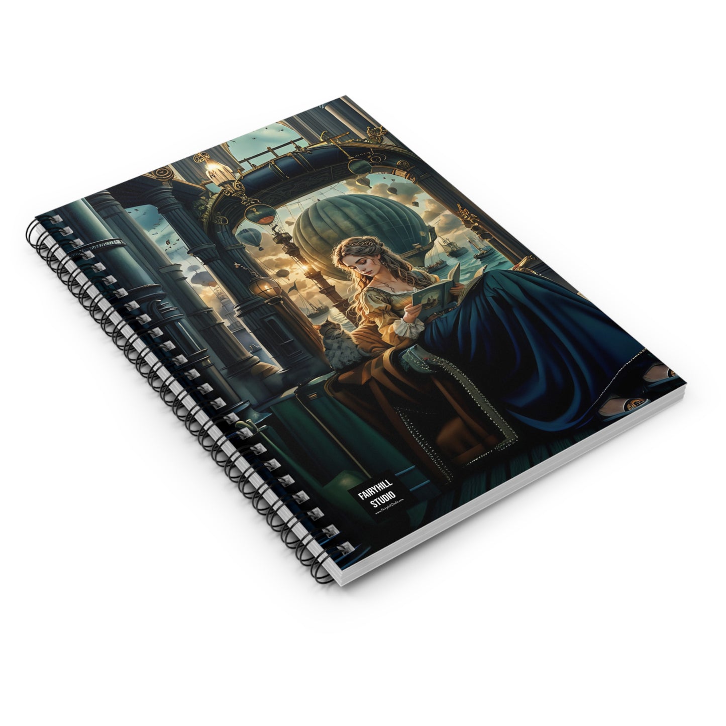 18th Century Woman Ruled Notebook